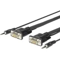 VivoLink PROVGAMCS4.6 4.6m VGA (D-Sub) + 3.5mm VGA (D-Sub) + 3.5mm Zwart VGA kabel