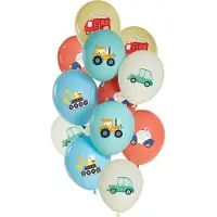 Folat - Ballonnen Car Party - 12 stuks - 33 cm