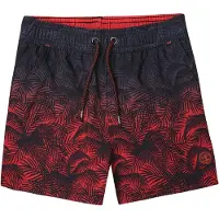 KOROSHI Zwemshorts indigo / rood / zwart