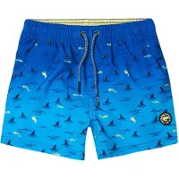 KOROSHI Zwemshorts blauw / azuur / wit