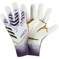 Adidas Predator Pro Hybrid Keepershandschoenen Wit Paars Zwart