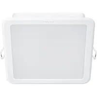 Philips Inbouwspots, Inbouwspot, 1 lamp, LED, 12,5 W, 4000 K, Wit