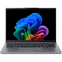 Acer Swift Go 14 AI SFG14-64 - Scharnierontwerp met 180° rotatie - AMD Ryzen AI 5 340 - Windows 11 Home - Radeon 840M - 16 GB RAM - 512 GB SSD NVMe, QLC - 35,6 cm (14")