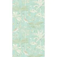 Living Walls The Wall II - Turquoise - Palmen - 392061