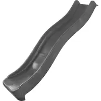 Axi Sky220 Glijbaan met wateraansluiting in Grijs - 220 cm | Aanbouwglijbaan van Kunststof voor Platformhoogte 120cm | Aanbouw element voor speelhuisje / speeltoestel
