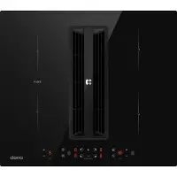 CIARRA One Compact - 59 cm Inbouw Inductiekookplaat met Afzuiging en Plasma Filter - Alles in Een! - 1 flex zone