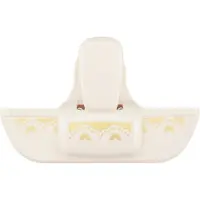Vaessen creative Pons - Randpons Vlinder - 1,3 x 4,5 cm - Ivoor