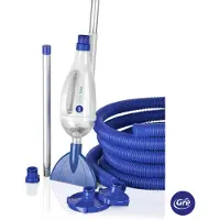 Gre Accessories Little Vac Manual Cleaner Wit,Blauw 51 x 23 x 23 cm