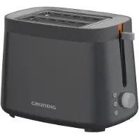 Grundig TA 5320, 2 sleuven, Grijs, Knopbediening, Draaiknoppen, 800 W, 290 mm, 200 mm