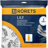 Rörets - Strijkplankhoes Lily - 3 Lagen - 100% Katoen - Oeko-Tex Gecertificeerd