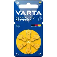 Varta Gehoorbatterij Gehoorapparaat 10 Blister 6 Stuks