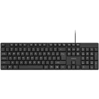 Savio KB-01, Volledige grootte (100%), Kabel, USB, Membraantoetsen, QWERTY, Zwart