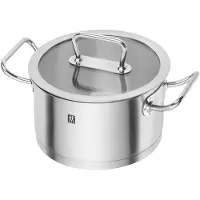 Zwilling pro pan met glazen deksel roestvrij staal 3,1 L