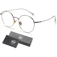 LC Eyewear Computerbril - Blauw Licht Bril Zonder Sterkte- Blue Light Glasses - Beeldschermbril - Metaal - Unisex - Zilver