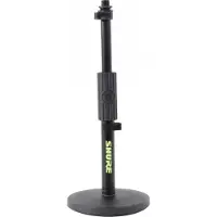 Shure Desktop Mic Stand With 6” Round Base
