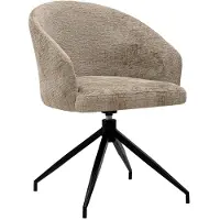 Kick Collection Kick draaistoel Merle - Beige - Texture stof - Verkrijgbaar in diverse kleuren