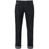 Alberto Bike Regular Fit Jeans donkerblauw, Effen