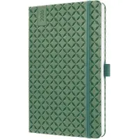 Sigel weekagenda Flair 2026 - formaat A5 - Natural Green - hardcover - SI-J6135