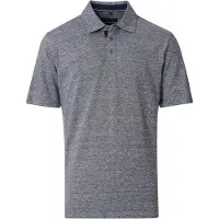 Casa Moda polo donkerblauw melange gemêleerd