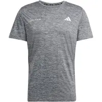 Adidas Functioneel shirt 'Own The Run' grijs gemêleerd / offwhite