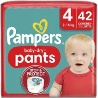 Pampers Baby Dry Luierbroekjes Maat 4 (9-15 Kg) 42 Stuks
