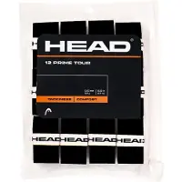 Head Racket Prime Tour Tennis Overgrip 12 Units Zwart