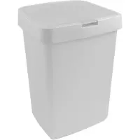 Sunware - Delta prullenbak klep 25L wit - 32,3 x 28,1 x 45,2 cm