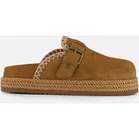 Warmbat Warrego Slippers cognac Suede Maat 39