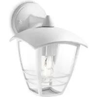 Philips Creek wall lantern white 1x60W 230V