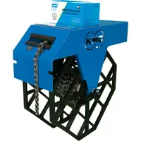 Kmc fietskettingrolhouder - blauw - 1 haspel - werkplaats