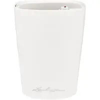 Lechuza Mini Deltini Tafel bloempot Wit hoogglans