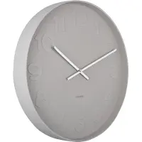 Karlsson Wandklok Mr. Grey - Grijs - Ø51cm - Wandklok
