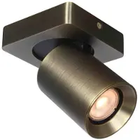 Artdelight Plafondlamp Megano 1-lichts antiek brons