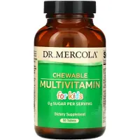 Dr. Mercola , Slikbare Multivitamine voor Kinderen, 60 Tabletten