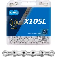 Kmc X10 SL Zilver 114 schakels 10 Speed ketting