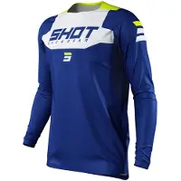 Shot Contact Chase Long Sleeve Jersey Blauw 2XL Man