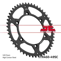 ItalyRacing Achtertandwiel, stalen, voor motorfiets