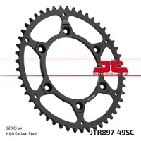 JT Sprockets 520 Sc Jtr897.49sc Steel Achtertandwiel