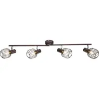 Globo Lighting Plafondlamp 4 kooi kappen E14 fitting 'Akin'