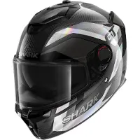 Shark Spartan GT Pro Ritmo Carbon Zwart Zilver Integraalhelm Maat L