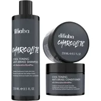Difiaba Charcolite Cool Toning Anti-Brass Duo Set - 2x250ml