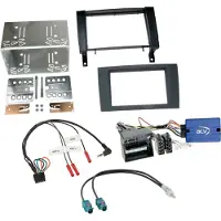 ACV Kit 2-DIN compatibel met Mercedes SLK(R171) 03/2004-03/2008 SWC/antenne