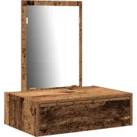 vidaXL Schminktafel, bruin, 60 x 40 x 70 cm, houtvezel