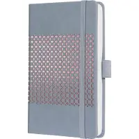 Sigel notitieboek Jolie - IMPRESS - A6 - hardcover - 174 pagina's - gelinieerd - 80 grams - Glacier Grey - SI-JN208
