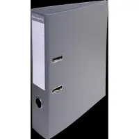 Exacompta Prem'Touch PVC Ordner met hefboom - rug 70 mm - A4 - Donkergrijs - 53754E