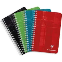 Clairefontaine Collegeblok Speciaal Geruit Spiraal gebonden Niet geperforeerd 180 Pagina's 90 Vellen