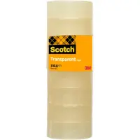 Scotch Plakband 508 19mmx33m transparant | 8 stuks