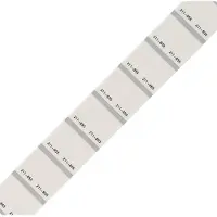 Wago 211-855 Etiket voor thermotransferbedrukking 18 x 9 mm Kleur van het label: Wit Aantal etiketten: 1000