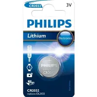 Philips Minizellen CR 2032 Lithium, verpakking met 1 stuk