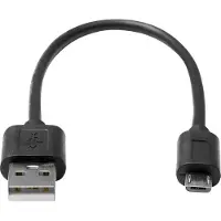 ProXtend USB-kabel 2.0, type A naar Micro B, mannelijk/mannelijk, zwart, 2 meter, modelnummer USB2AMB-002